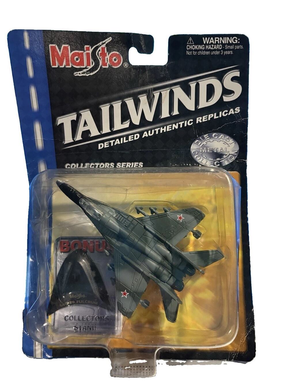 Maisto Tailwinds MiG-29 Fulcrum Fighter Jet Die Cast Y2K Sealed
